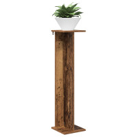 Produktbild för Växtställ 2 st Gammalt trä 25 x 25,5 x 100,5 cm Konstruerat trä