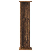 Produktbild för Växtställ 2 st Gammalt trä 25 x 25,5 x 100,5 cm Konstruerat trä
