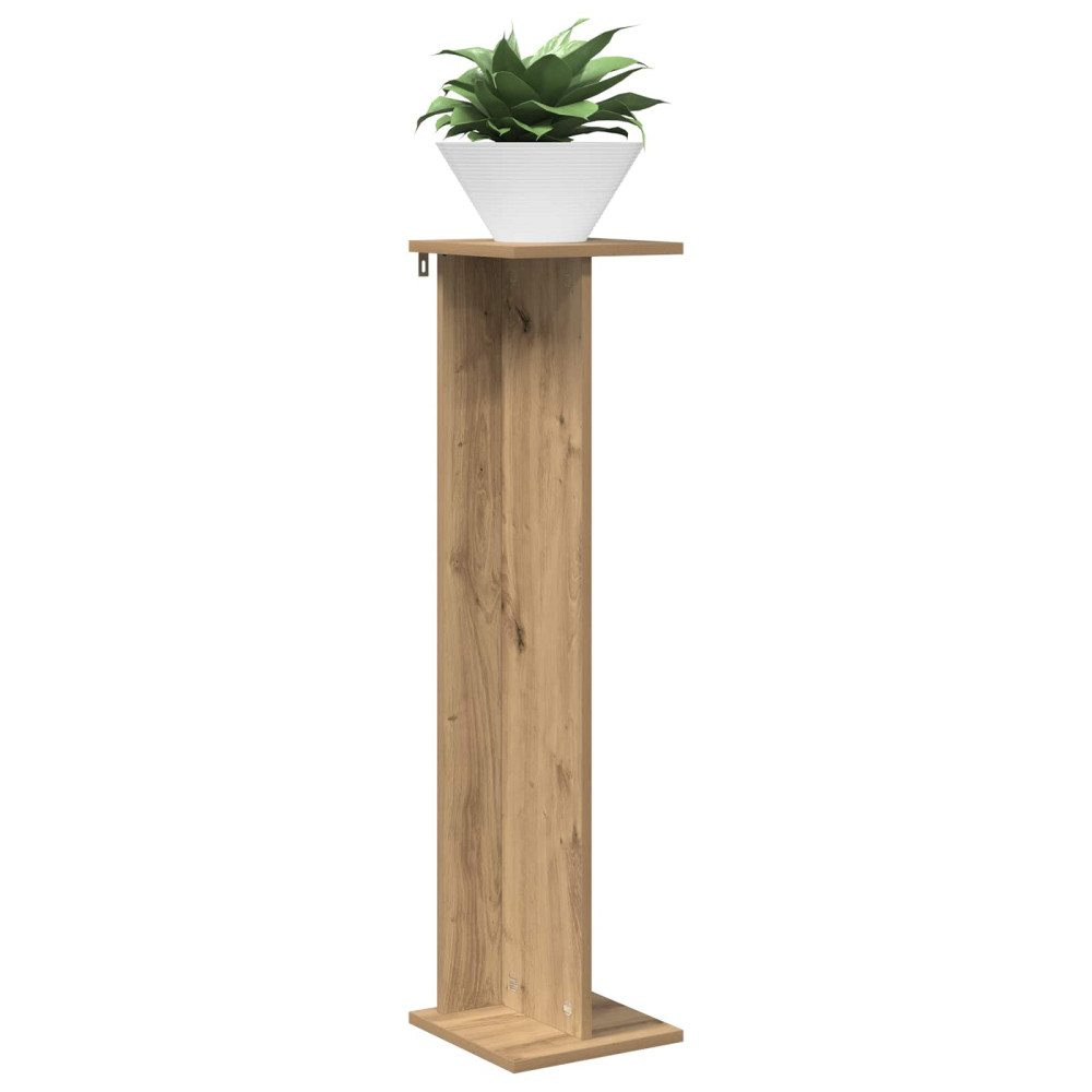 Produktbild för Växtställ Artisan Ek 25 x 25,5 x 100,5 cm Konstruerat trä