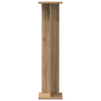 Produktbild för Växtställ 2 st Artisan Ek 25 x 25,5 x 100,5 cm Konstruerat trä
