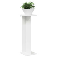 Produktbild för Växtställ 2 st Vit 25 x 25,5 x 80,5 cm Konstruerat trä