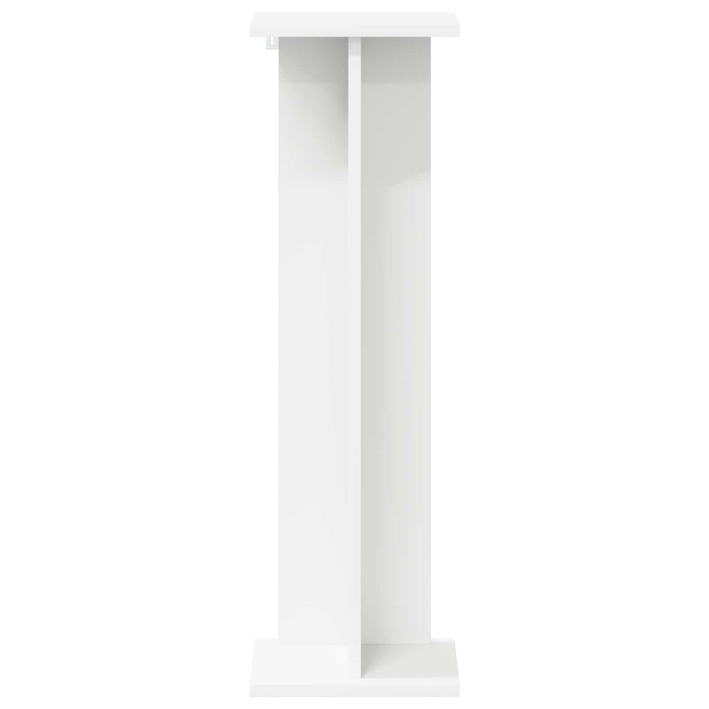 Produktbild för Växtställ 2 st Vit 25 x 25,5 x 80,5 cm Konstruerat trä