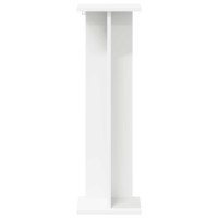 Produktbild för Växtställ 2 st Vit 25 x 25,5 x 80,5 cm Konstruerat trä