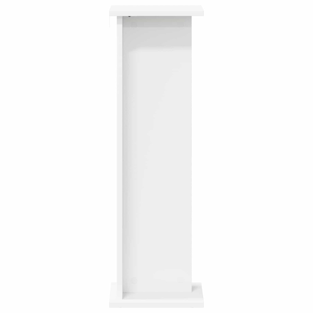 Produktbild för Växtställ 2 st Vit 25 x 25,5 x 80,5 cm Konstruerat trä