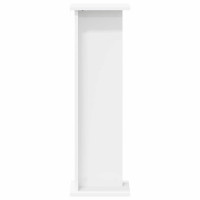 Produktbild för Växtställ 2 st Vit 25 x 25,5 x 80,5 cm Konstruerat trä