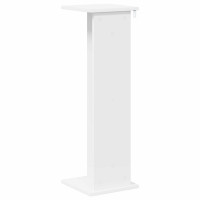 Produktbild för Växtställ 2 st Vit 25 x 25,5 x 80,5 cm Konstruerat trä