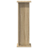 Produktbild för Växtställ Sonoma-ek 25 x 25,5 x 80,5 cm Konstruerat trä