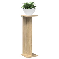 Produktbild för Växtställ 2 st Sonoma-ek 25 x 25,5 x 80,5 cm Konstruerat trä