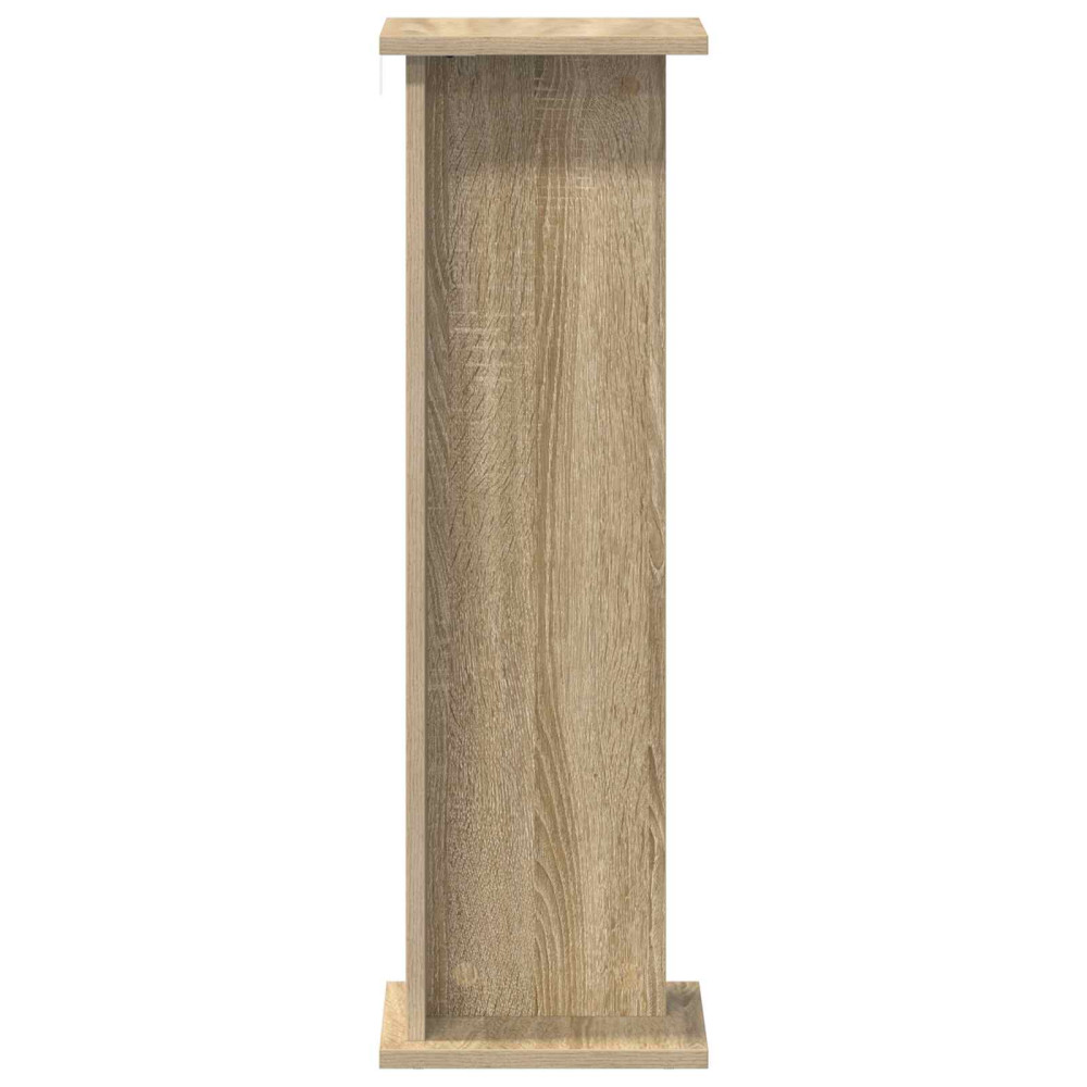Produktbild för Växtställ 2 st Sonoma-ek 25 x 25,5 x 80,5 cm Konstruerat trä