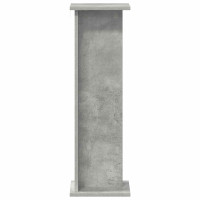 Produktbild för Växtställ BetongGrå 25 x 25,5 x 80,5 cm Konstruerat trä