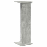 Produktbild för Växtställ BetongGrå 25 x 25,5 x 80,5 cm Konstruerat trä