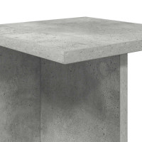 Produktbild för Växtställ BetongGrå 25 x 25,5 x 80,5 cm Konstruerat trä