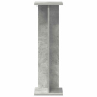 Produktbild för Växtställ 2 st BetongGrå 25 x 25,5 x 80,5 cm Konstruerat trä
