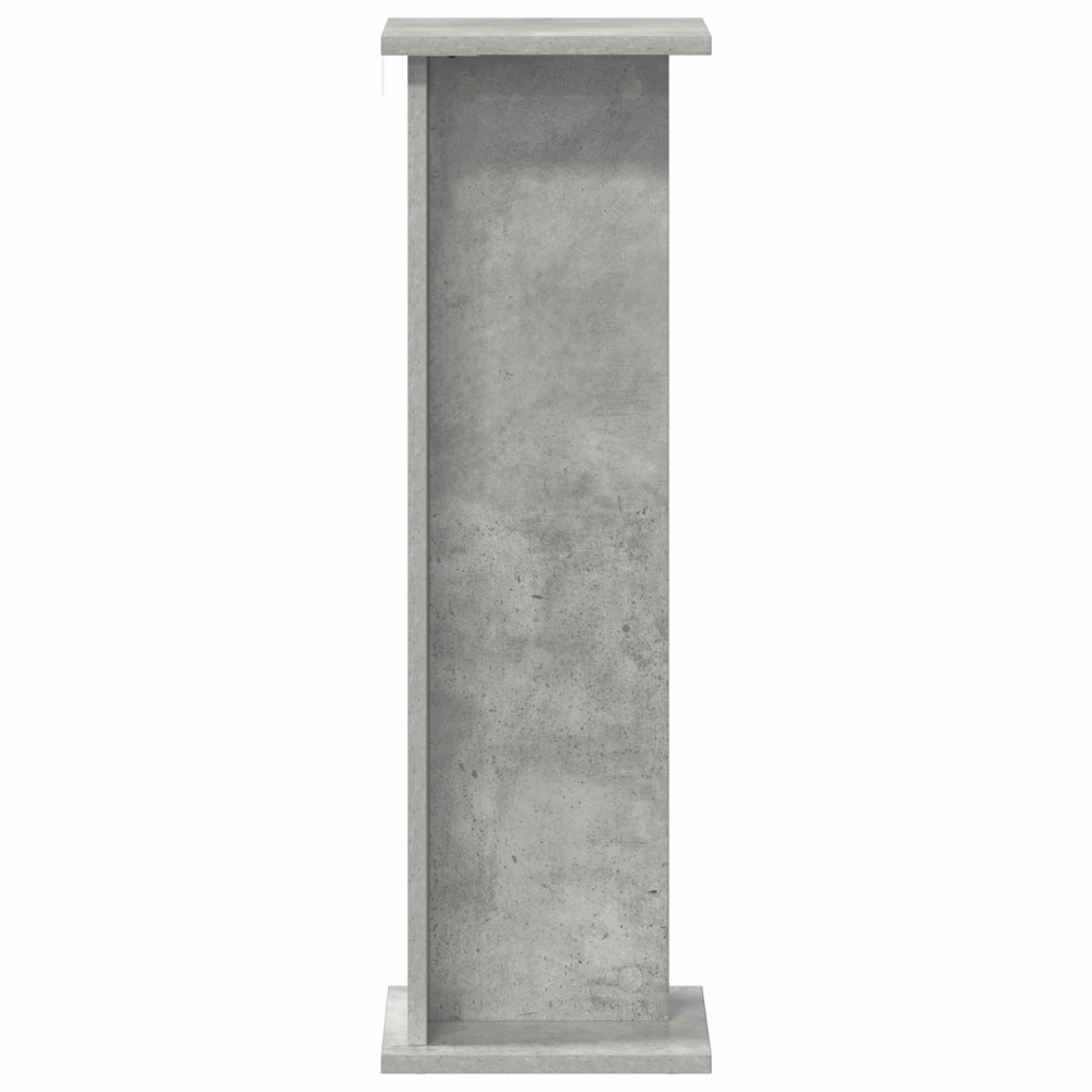 Produktbild för Växtställ 2 st BetongGrå 25 x 25,5 x 80,5 cm Konstruerat trä