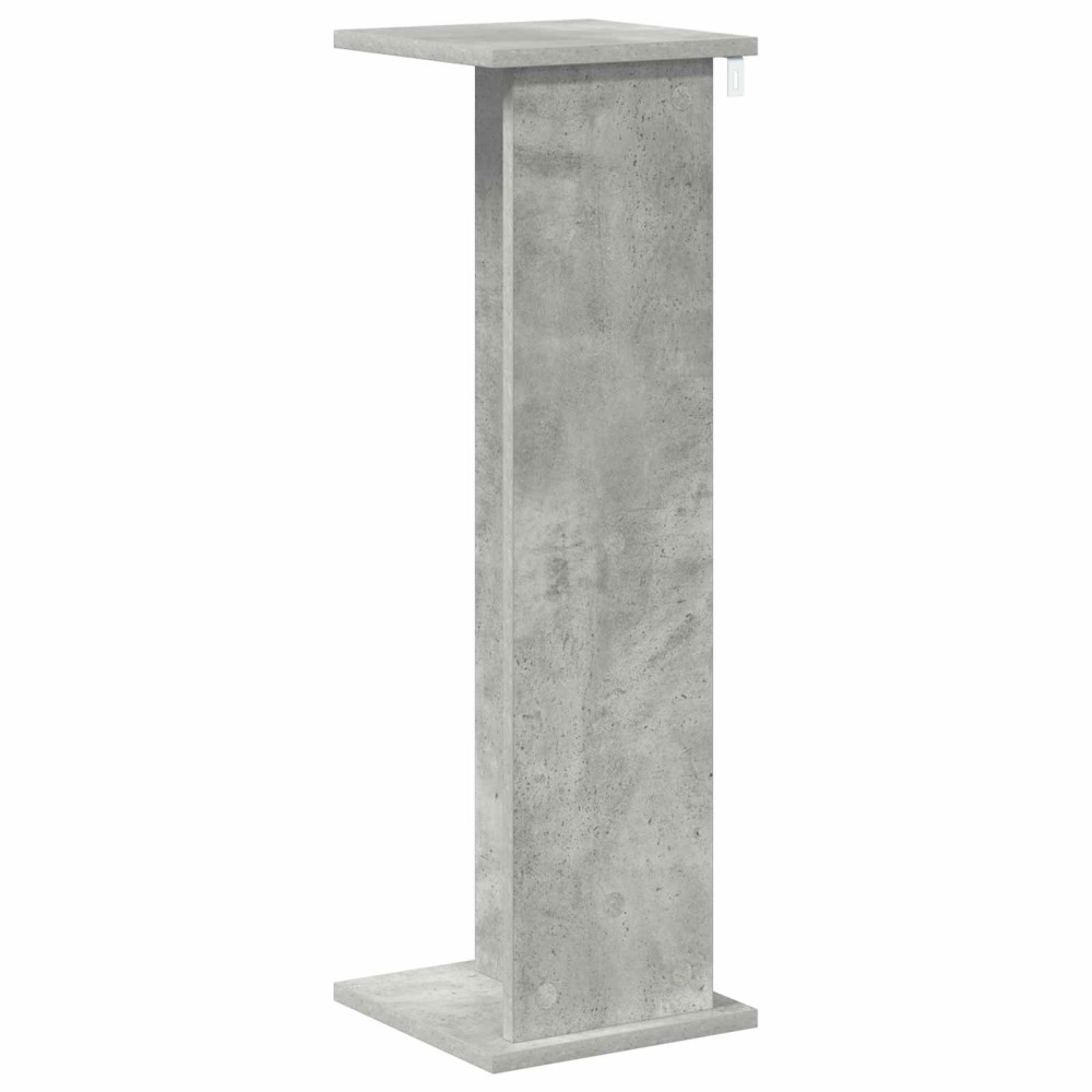 Produktbild för Växtställ 2 st BetongGrå 25 x 25,5 x 80,5 cm Konstruerat trä