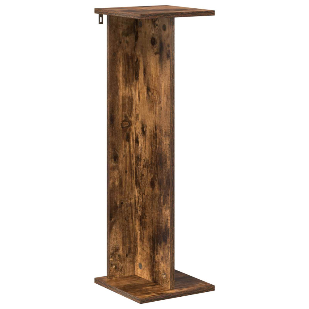 Produktbild för Växtställ Rökt Ek 25 x 25,5 x 80,5 cm Konstruerat trä