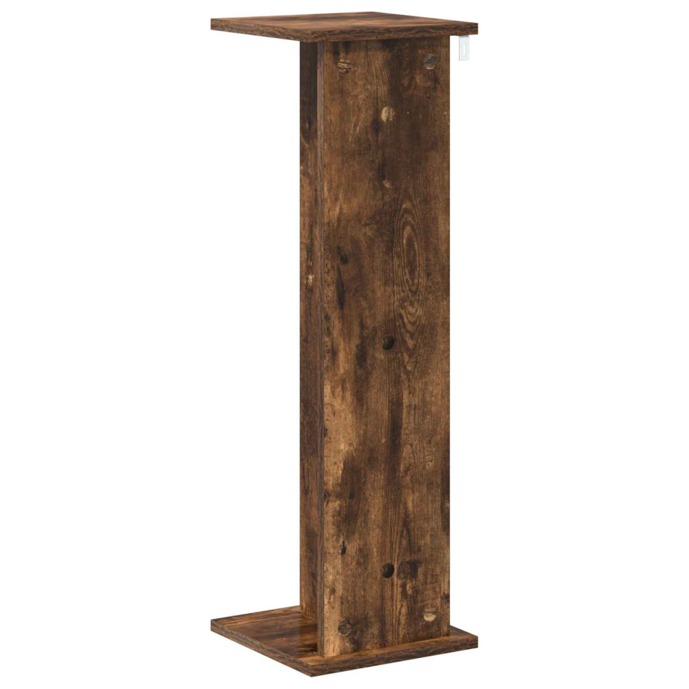 Produktbild för Växtställ Rökt Ek 25 x 25,5 x 80,5 cm Konstruerat trä