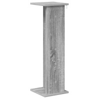 Produktbild för Växtställ 2 st Grå Sonoma 25 x 25,5 x 80,5 cm Konstruerat trä