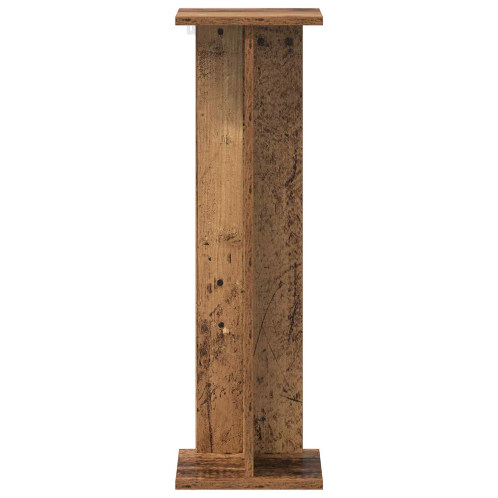 Produktbild för Växtställ Gammalt trä 25 x 25,5 x 80,5 cm Konstruerat trä