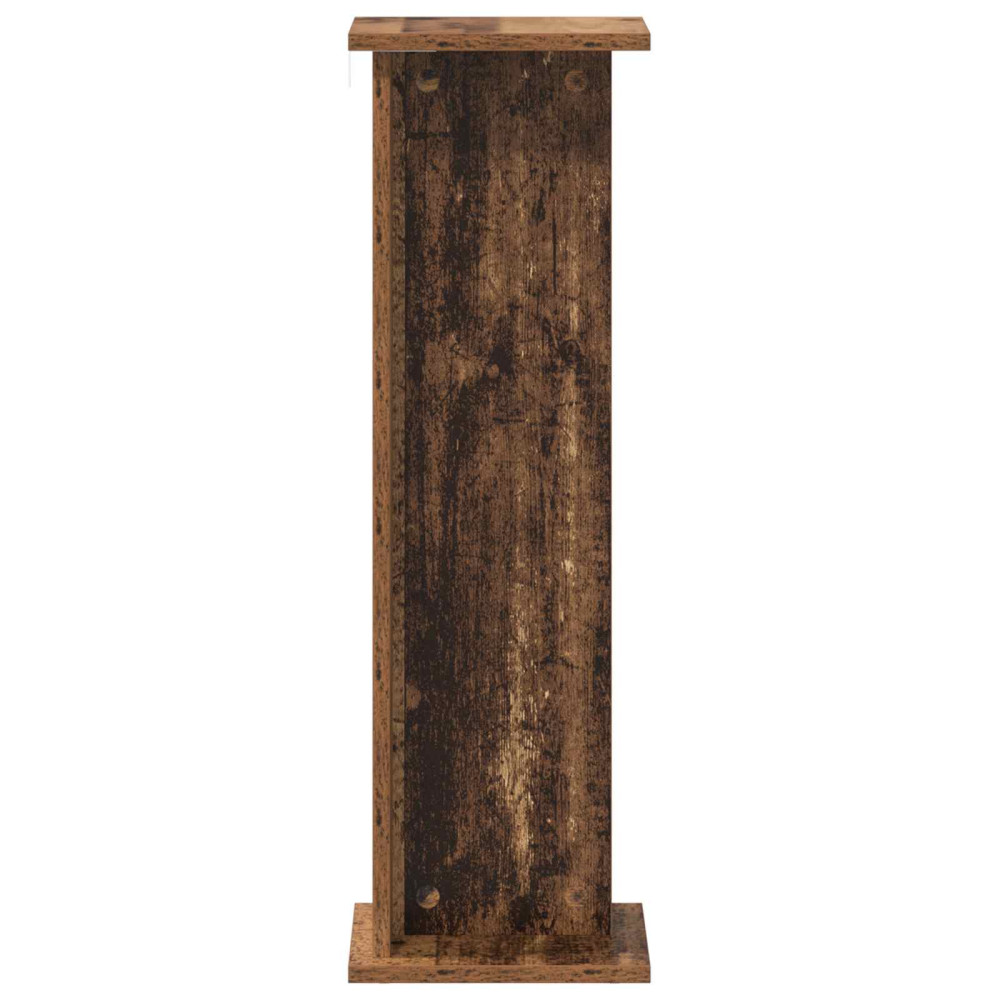 Produktbild för Växtställ Gammalt trä 25 x 25,5 x 80,5 cm Konstruerat trä