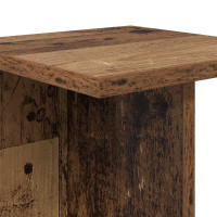 Produktbild för Växtställ Gammalt trä 25 x 25,5 x 80,5 cm Konstruerat trä
