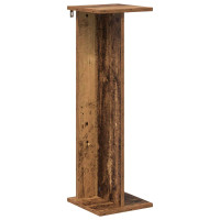 Produktbild för Växtställ 2 st Gammalt trä 25 x 25,5 x 80,5 cm Konstruerat trä
