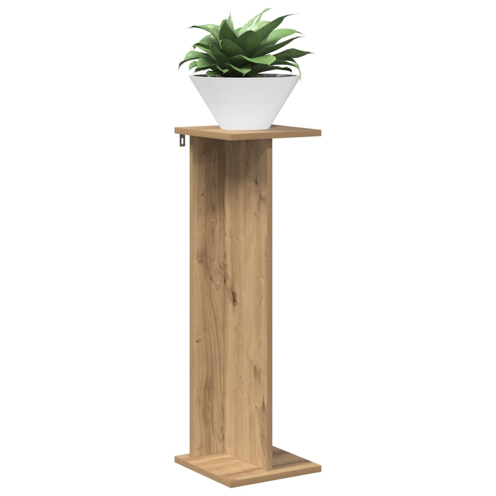 Produktbild för Växtställ 2 st Artisan Ek 25 x 25,5 x 80,5 cm Konstruerat trä