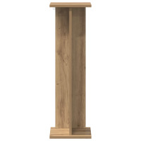 Produktbild för Växtställ 2 st Artisan Ek 25 x 25,5 x 80,5 cm Konstruerat trä