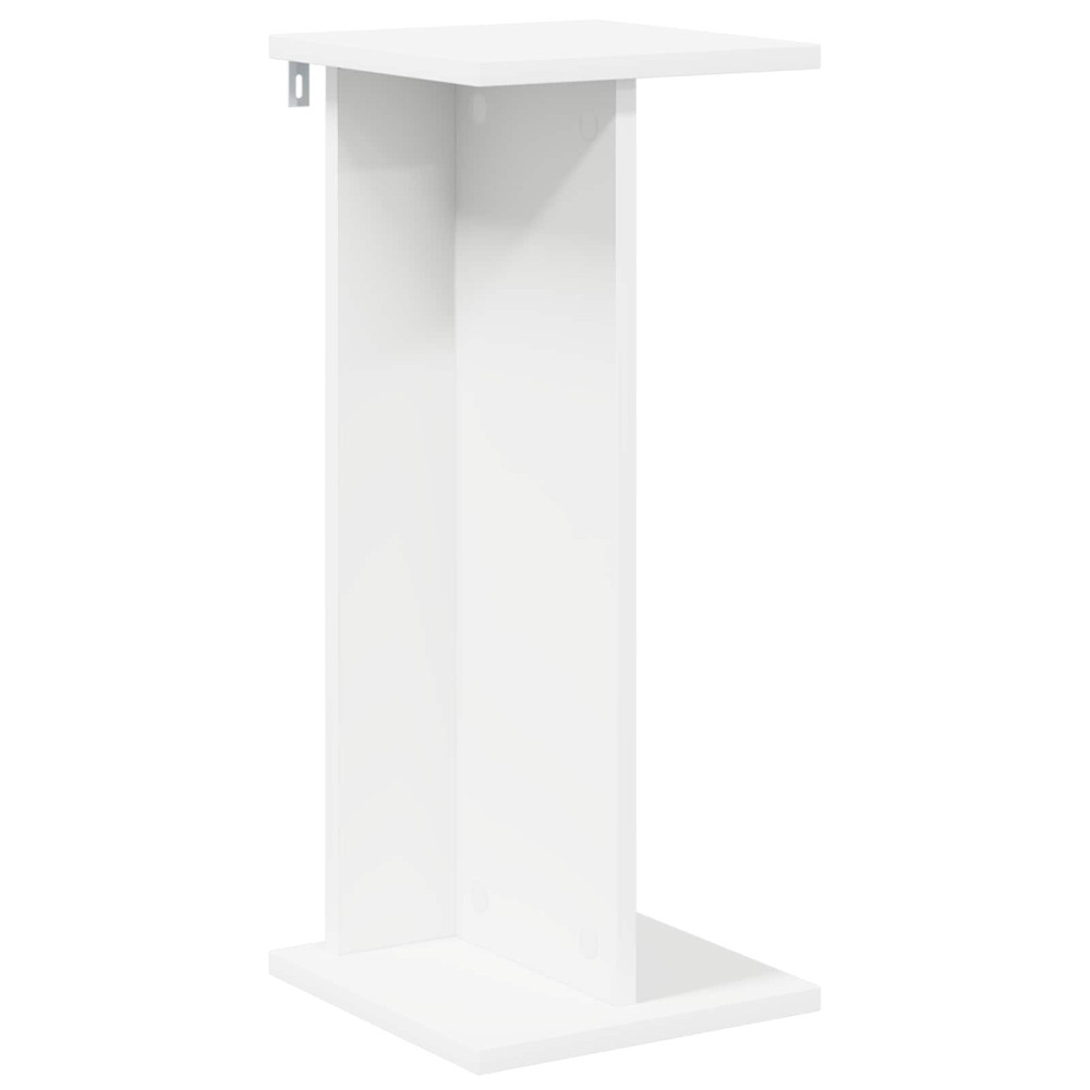 Produktbild för Växtställ Vit 25 x 25,5 x 60,5 cm Konstruerat trä