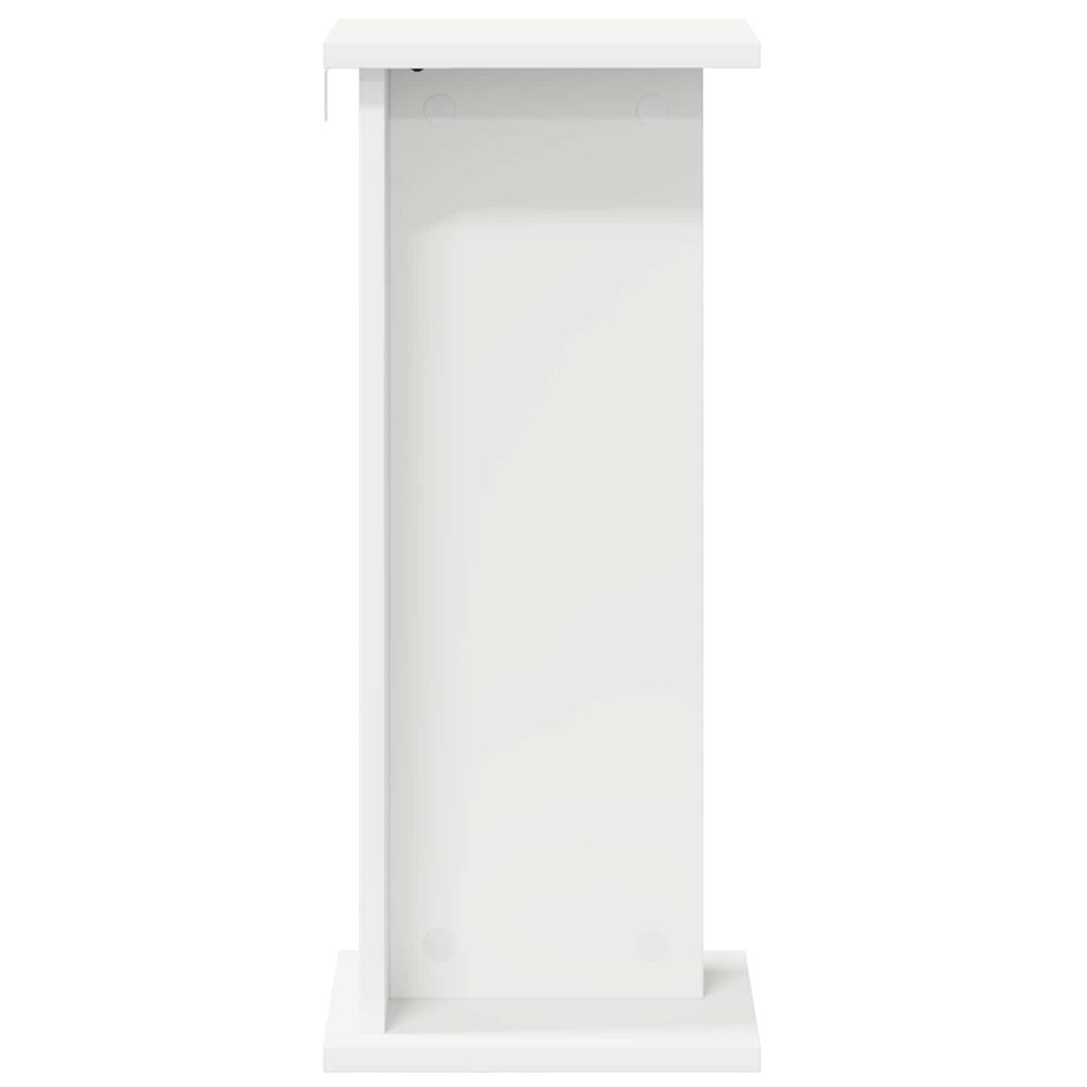 Produktbild för Växtställ Vit 25 x 25,5 x 60,5 cm Konstruerat trä