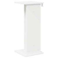 Produktbild för Växtställ Vit 25 x 25,5 x 60,5 cm Konstruerat trä