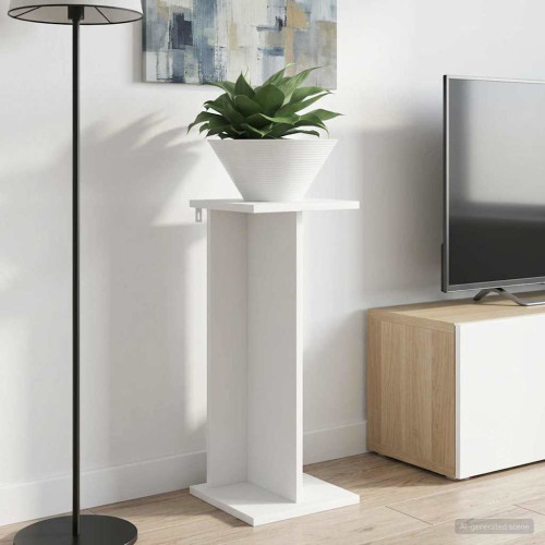 vidaXL Växtställ 2 st Vit 25 x 25,5 x 60,5 cm Konstruerat trä