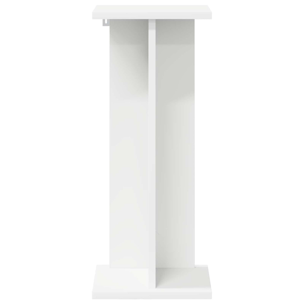 Produktbild för Växtställ 2 st Vit 25 x 25,5 x 60,5 cm Konstruerat trä