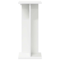 Produktbild för Växtställ 2 st Vit 25 x 25,5 x 60,5 cm Konstruerat trä