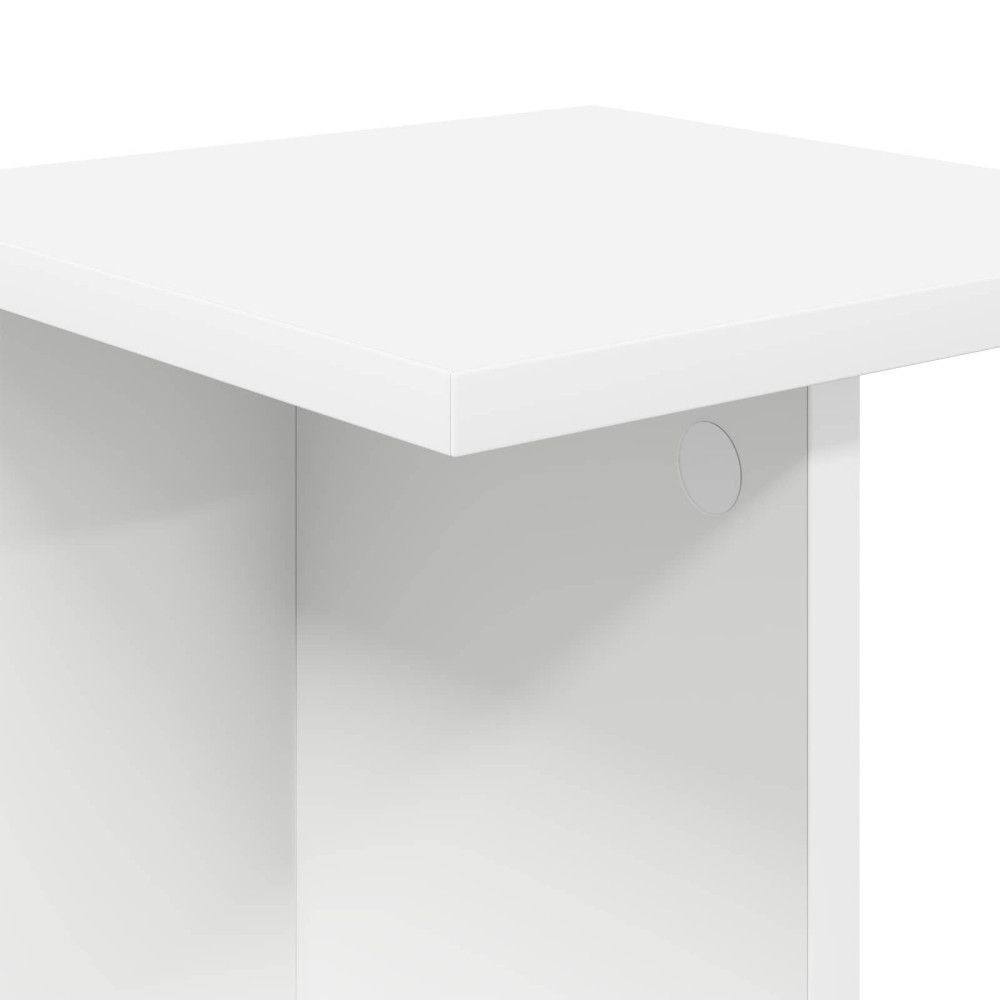 Produktbild för Växtställ 2 st Vit 25 x 25,5 x 60,5 cm Konstruerat trä