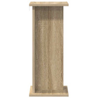 Produktbild för Växtställ 2 st Sonoma-ek 25 x 25,5 x 60,5 cm Konstruerat trä