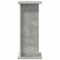 Produktbild för Växtställ BetongGrå 25 x 25,5 x 60,5 cm Konstruerat trä