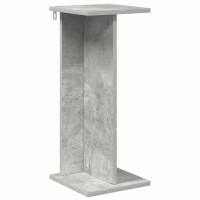Produktbild för Växtställ 2 st BetongGrå 25 x 25,5 x 60,5 cm Konstruerat trä