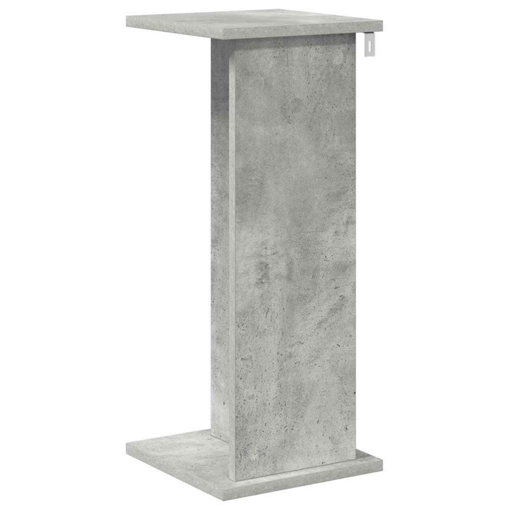Produktbild för Växtställ 2 st BetongGrå 25 x 25,5 x 60,5 cm Konstruerat trä