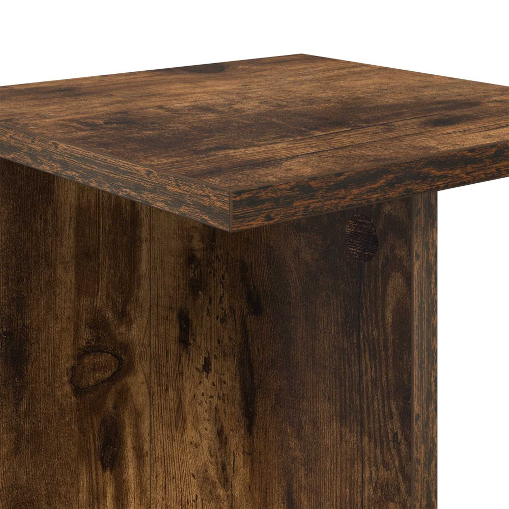 Produktbild för Växtställ Rökt Ek 25 x 25,5 x 60,5 cm Konstruerat trä