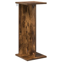 Produktbild för Växtställ 2 st Rökt Ek 25 x 25,5 x 60,5 cm Konstruerat trä