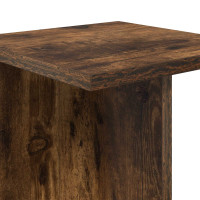 Produktbild för Växtställ 2 st Rökt Ek 25 x 25,5 x 60,5 cm Konstruerat trä