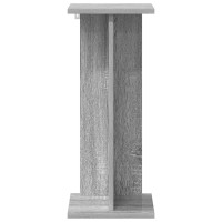 Produktbild för Växtställ 2 st Grå Sonoma 25 x 25,5 x 60,5 cm Konstruerat trä