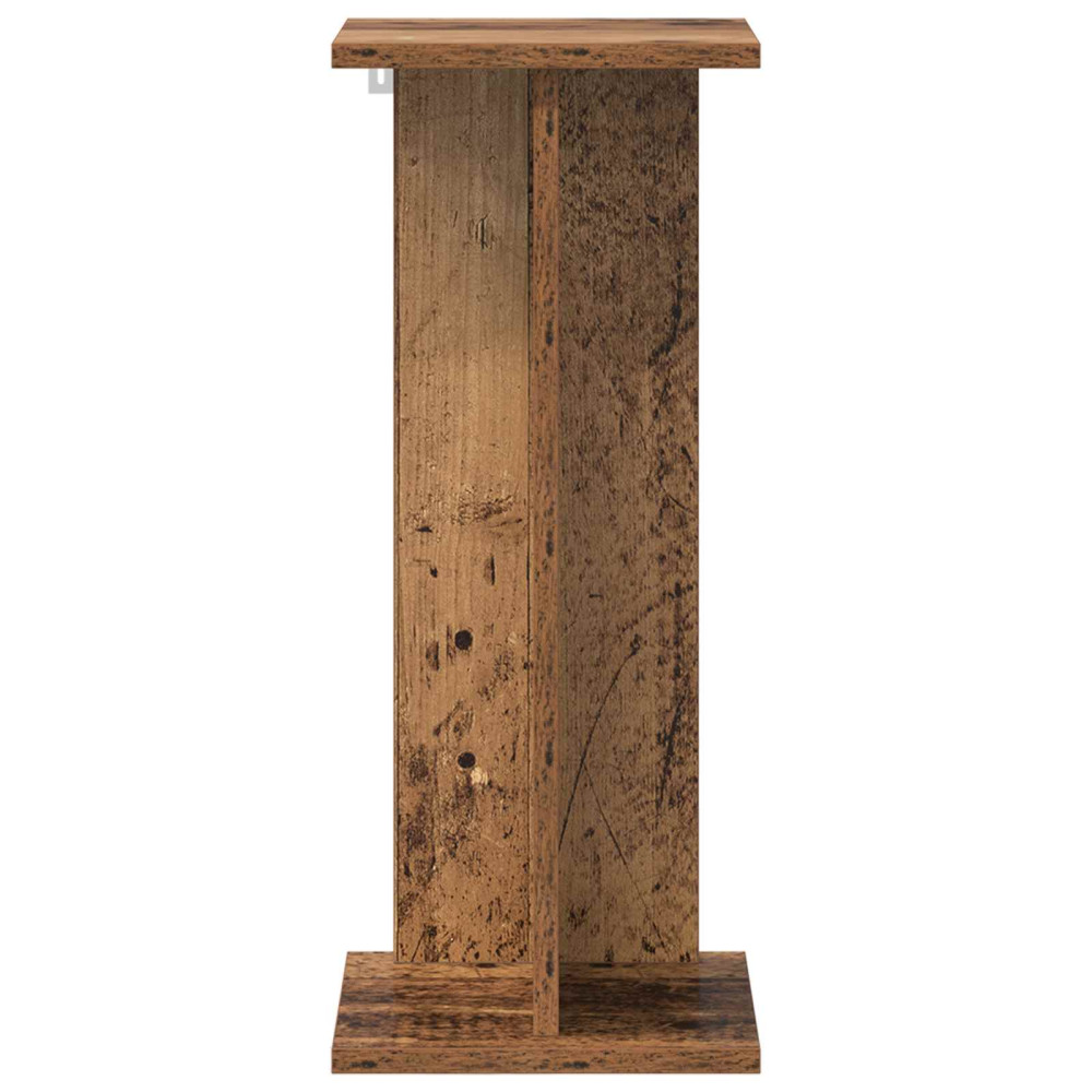 Produktbild för Växtställ Gammalt trä 25 x 25,5 x 60,5 cm Konstruerat trä
