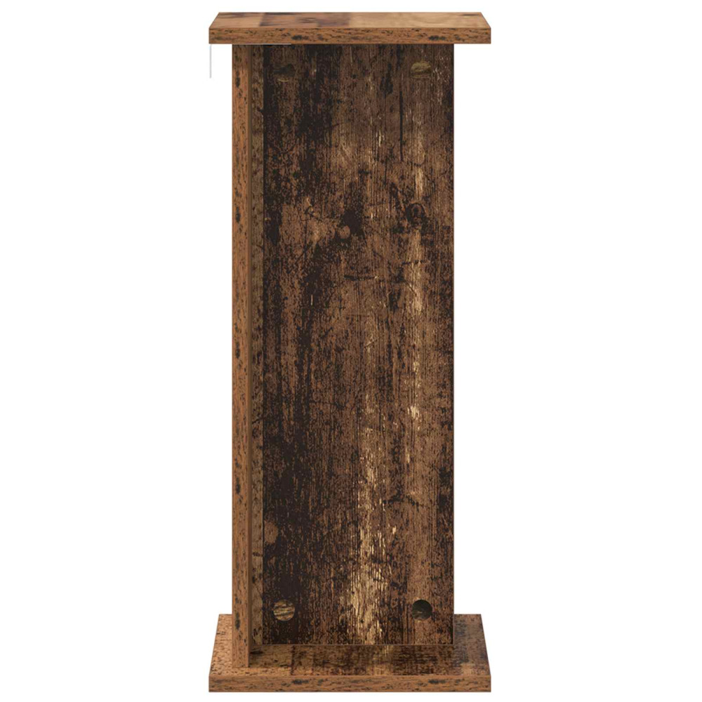 Produktbild för Växtställ 2 st Gammalt trä 25 x 25,5 x 60,5 cm Konstruerat trä