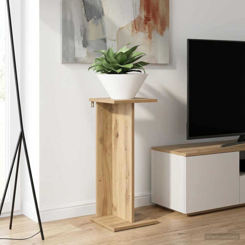 vidaXL Växtställ 2 st Artisan Ek 25 x 25,5 x 60,5 cm Konstruerat trä