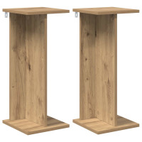 Produktbild för Växtställ 2 st Artisan Ek 25 x 25,5 x 60,5 cm Konstruerat trä