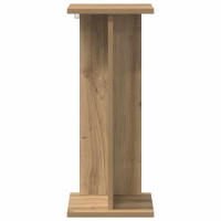 Produktbild för Växtställ 2 st Artisan Ek 25 x 25,5 x 60,5 cm Konstruerat trä