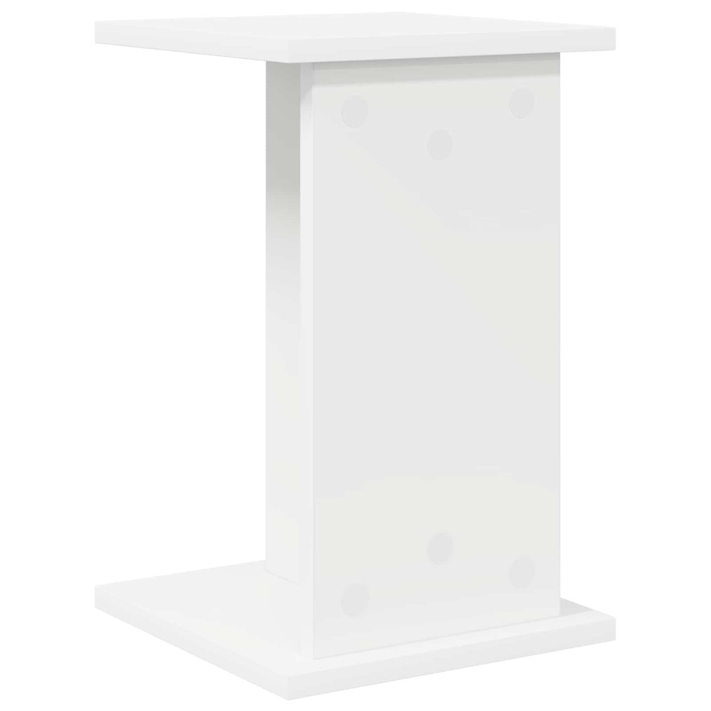 Produktbild för Växtställ 2 st Vit 25 x 25,5 x 40,5 cm Konstruerat trä