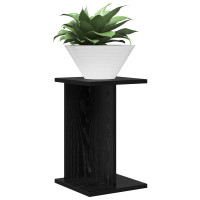 Produktbild för Växtställ Svart Ek 25 x 25,5 x 40,5 cm Konstruerat trä